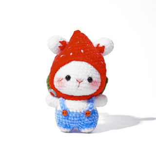 Pre Order NOW, Ship By 31Aug  🍓 Fruity Bunny Collection – A Juicy Twist on Handmade Cuteness! 🐰 - Happy Vanilla Crochet