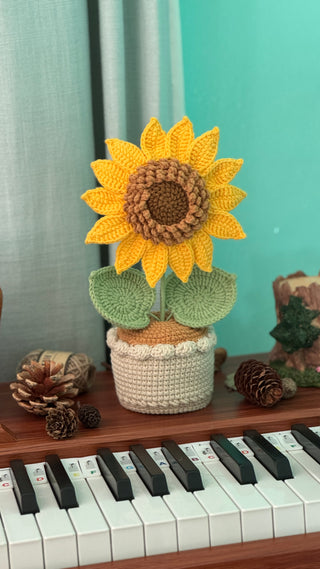 Eternal Sunshine: Happy Sunflower Garden - Happy Vanilla Crochet