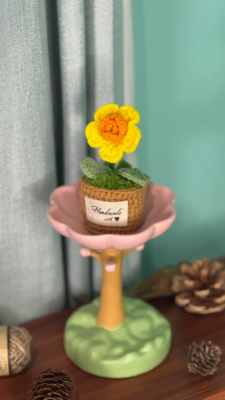 Love Blossom Crocheted Heart Roses and Plants - Happy Vanilla Crochet