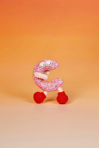 Letters Handcrafted Crochet Alphabet Friends - from A to Z - Perfect gift/ Name initials - Happy Vanilla Crochet