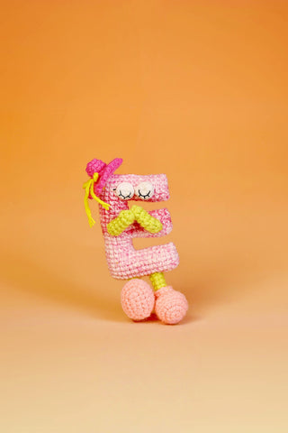 Letters Handcrafted Crochet Alphabet Friends - from A to Z - Perfect gift/ Name initials - Happy Vanilla Crochet