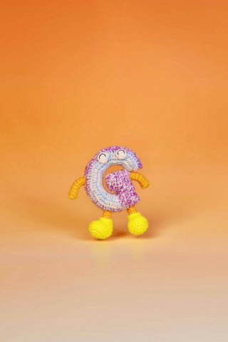 Letters Handcrafted Crochet Alphabet Friends - from A to Z - Perfect gift/ Name initials - Happy Vanilla Crochet