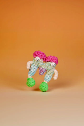 Letters Handcrafted Crochet Alphabet Friends - from A to Z - Perfect gift/ Name initials - Happy Vanilla Crochet