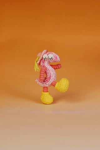 Letters Handcrafted Crochet Alphabet Friends - from A to Z - Perfect gift/ Name initials - Happy Vanilla Crochet