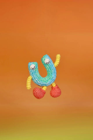 Letters Handcrafted Crochet Alphabet Friends - from A to Z - Perfect gift/ Name initials - Happy Vanilla Crochet