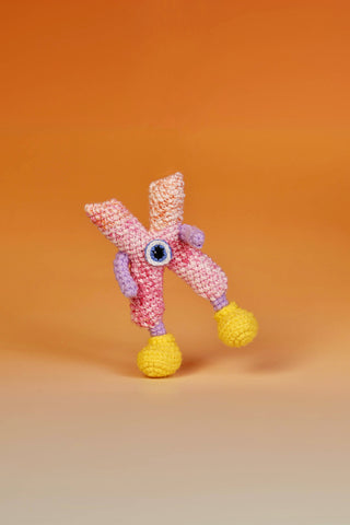 Letters Handcrafted Crochet Alphabet Friends - from A to Z - Perfect gift/ Name initials - Happy Vanilla Crochet