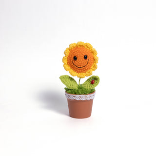 Eternal Sunshine: Happy Sunflower Garden - Happy Vanilla Crochet