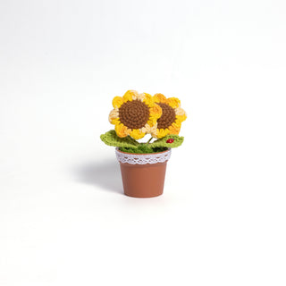 Eternal Sunshine: Happy Sunflower Garden - Happy Vanilla Crochet