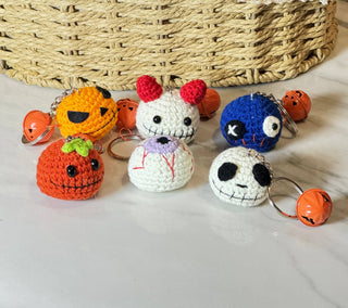 Halloween Monster and Pumkins - Happy Vanilla Crochet