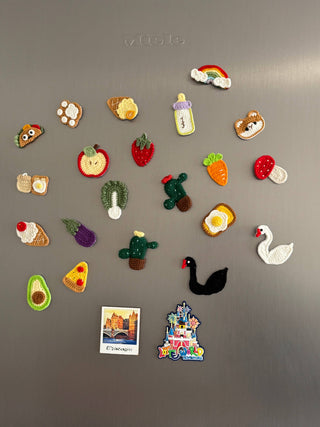 Fridge Magnets - Happy Vanilla Crochet
