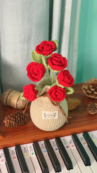 XXL Pot Plants : Larger the size, Bigger the smile - Happy Vanilla Crochet