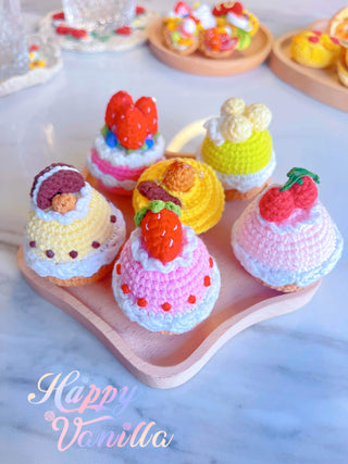 Delightful Crocheted Food Crafts - Happy Vanilla Crochet