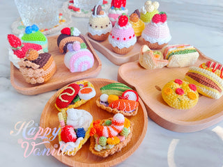 Delightful Crocheted Food Crafts - Happy Vanilla Crochet