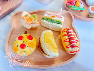 Delightful Crocheted Food Crafts - Happy Vanilla Crochet