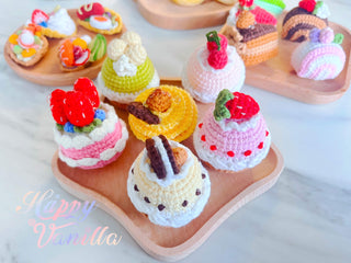 Delightful Crocheted Food Crafts - Happy Vanilla Crochet