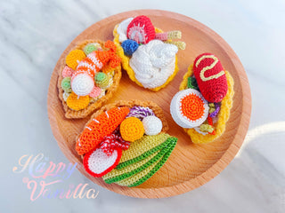 Delightful Crocheted Food Crafts - Happy Vanilla Crochet