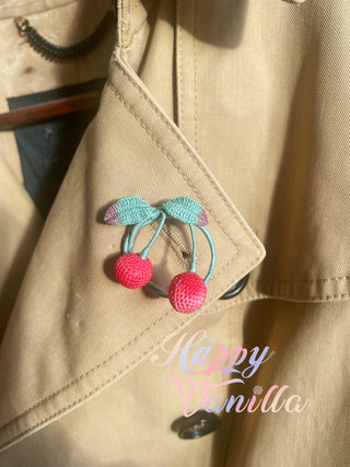 Brooches Micro-Crochet that Blossom on Your Heart —Bloom Where You're Planted - Happy Vanilla Crochet