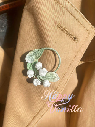 Brooches Micro-Crochet that Blossom on Your Heart —Bloom Where You're Planted - Happy Vanilla Crochet