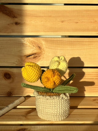 Everlasting Garden: Miniature Pot Plant Treasuries - Happy Vanilla Crochet