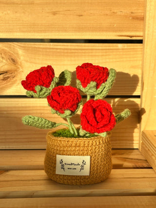 Everlasting Garden: Miniature Pot Plant Treasuries - Happy Vanilla Crochet