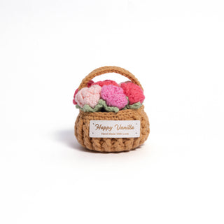 Miniature Flower Basket Collection - Happy Vanilla Crochet