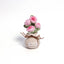 4 Pink Roses Pot XL