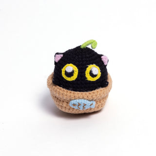 Little Crochet Pot Cat - Happy Vanilla Crochet