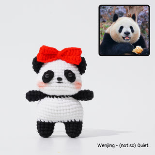 LIMITED Restock: Best-Selling Lovable Giant Panda Amigurumi - Happy Vanilla Crochet
