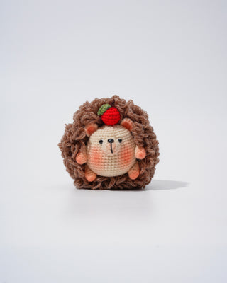 Sweet Woodland Hedgehog – Handmade Crochet Friend - Happy Vanilla Crochet