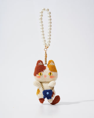 Purrfect Pals Crochet Bag Charms – Handmade Cat Collection - Happy Vanilla Crochet