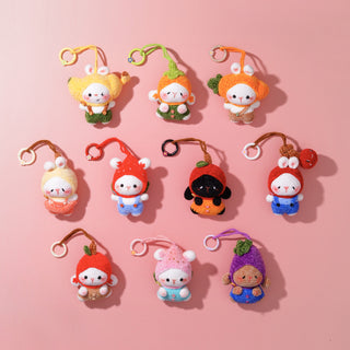 Pre Order NOW, Ship By 31Aug  🍓 Fruity Bunny Collection – A Juicy Twist on Handmade Cuteness! 🐰 - Happy Vanilla Crochet