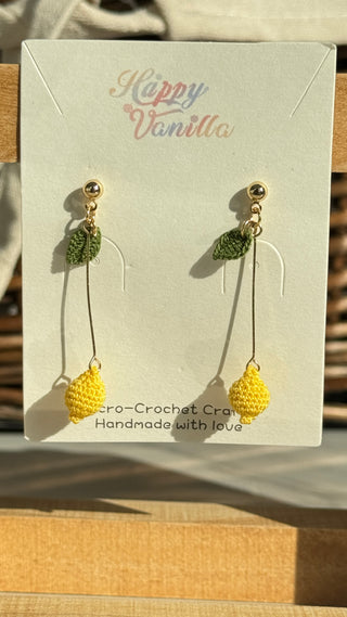 Earring Danglers Micro-Crochet that Blossom with Charm—Tiny Treasures for Your Ears