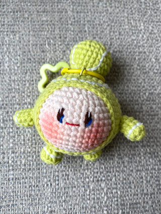 Tennis Ball Keychain