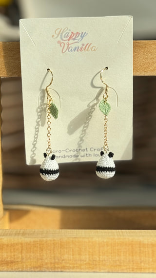 Earring Danglers Micro-Crochet that Blossom with Charm—Tiny Treasures for Your Ears