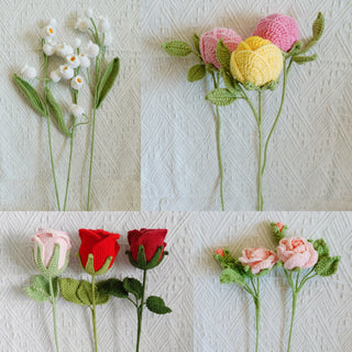 Everlasting Bouquet Bliss: Create Your Own Crochet Flower Bouquet