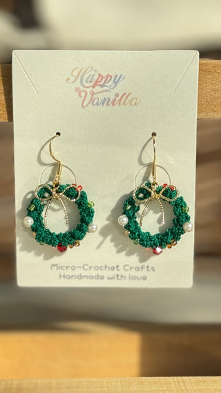 Earring Danglers Micro-Crochet that Blossom with Charm—Tiny Treasures for Your Ears