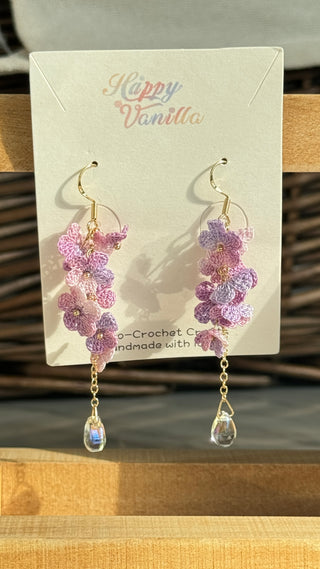 Earring Danglers Micro-Crochet that Blossom with Charm—Tiny Treasures for Your Ears