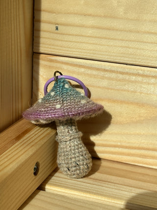 Shetland wool Amigurumi Bag Charm