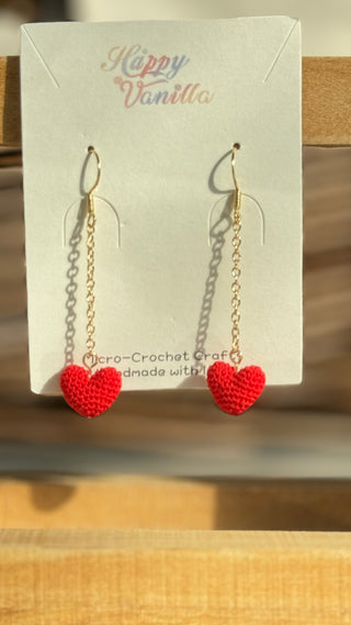 Earring Danglers Micro-Crochet that Blossom with Charm—Tiny Treasures for Your Ears