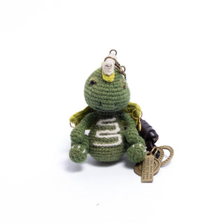 Shetland wool Amigurumi Bag Charm - Happy Vanilla Crochet