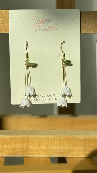 Earring Danglers Micro-Crochet that Blossom with Charm—Tiny Treasures for Your Ears