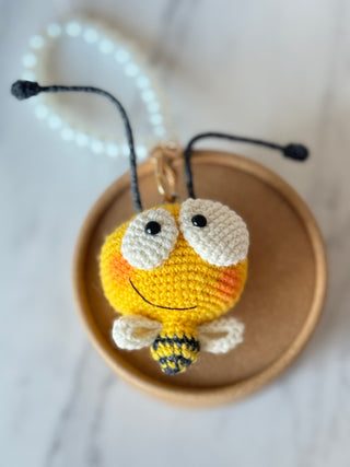 Shetland wool Amigurumi Bag Charm