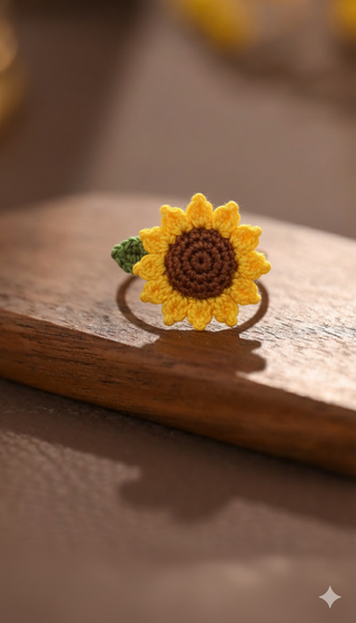 Whimsical Micro Crochet Rings – Tiny Handmade Charms for Your Fingers