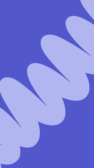 Abstract purple wavy leaf pattern background, modern seamless design