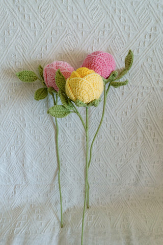 Everlasting Bouquet Bliss: Create Your Own Crochet Flower Bouquet