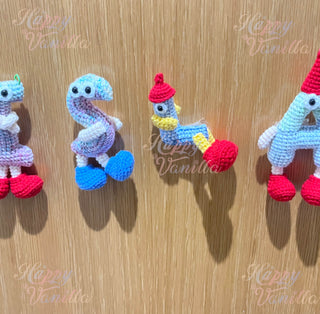 Letters Handcrafted Crochet Alphabet Friends - from A to Z - Perfect gift/ Name initials