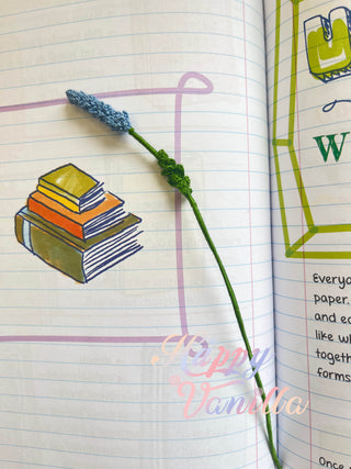 Blooms Bookmark Micro-crocheted : Where Tiny Stitches Tell a Big Story