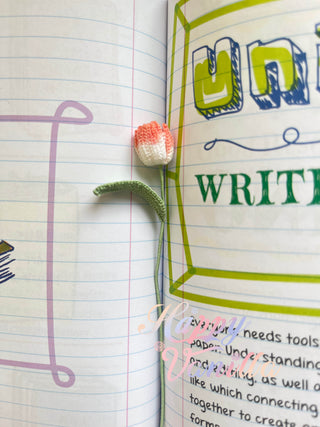 Blooms Bookmark Micro-crocheted : Where Tiny Stitches Tell a Big Story