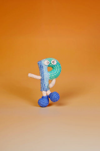 Letters Handcrafted Crochet Alphabet Friends - from A to Z - Perfect gift/ Name initials - Happy Vanilla Crochet
