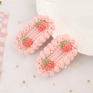 Pink Cherry Hair Clip